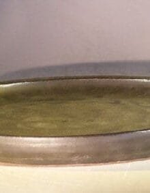 Black Ceramic Humidity/Drip Bonsai Tray - Round 10.0 x 1.0 OD / 9.25 x 0.5 ID