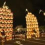 Kanto Matsuri Pole Lantern Festival Akita City Japan