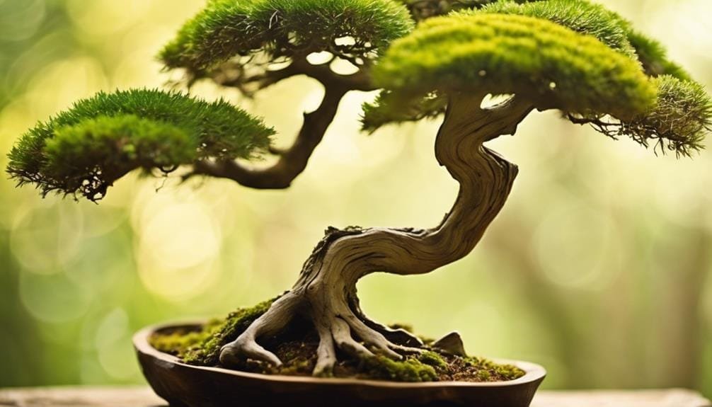 bonsai and driftwood art