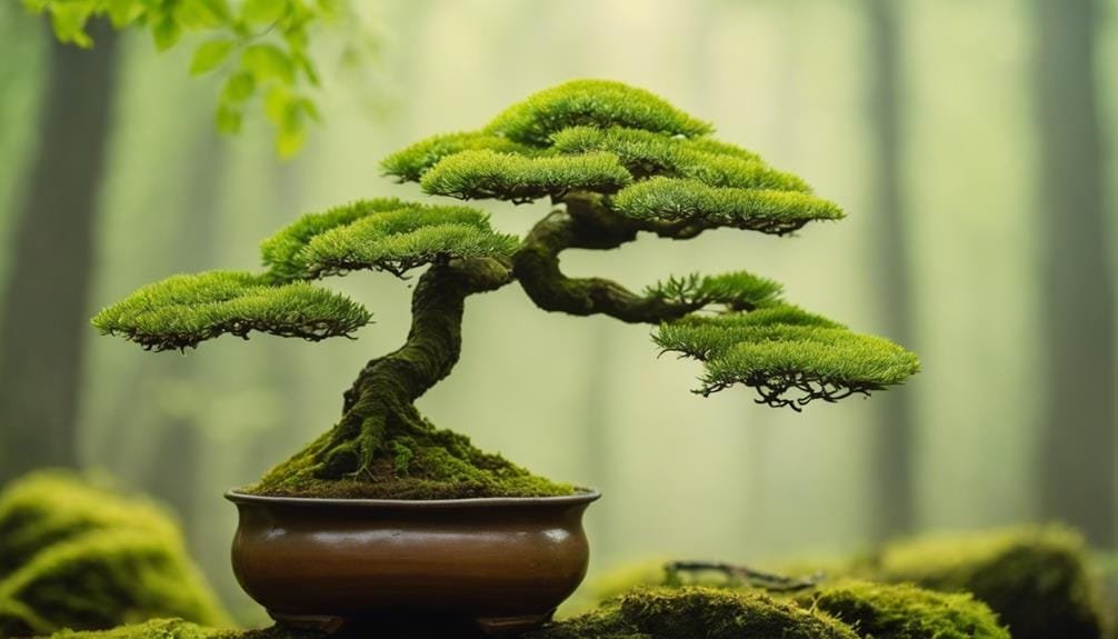 bonsai watering and shaping