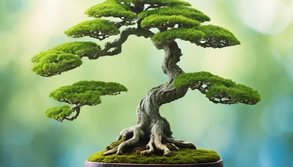 crafting miniature tree beauty