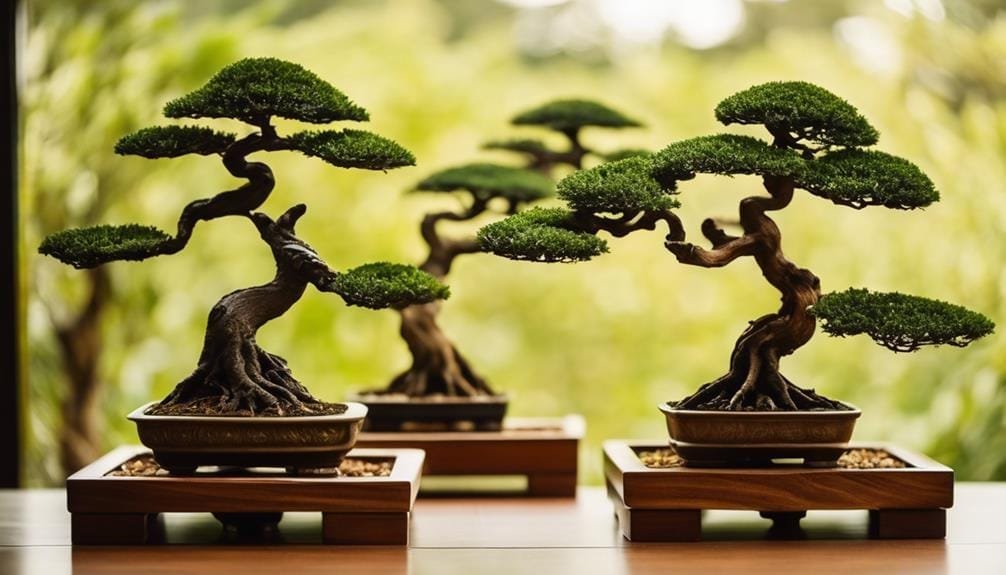 diverse bonsai stand options