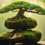 dramatic bonsai tree style