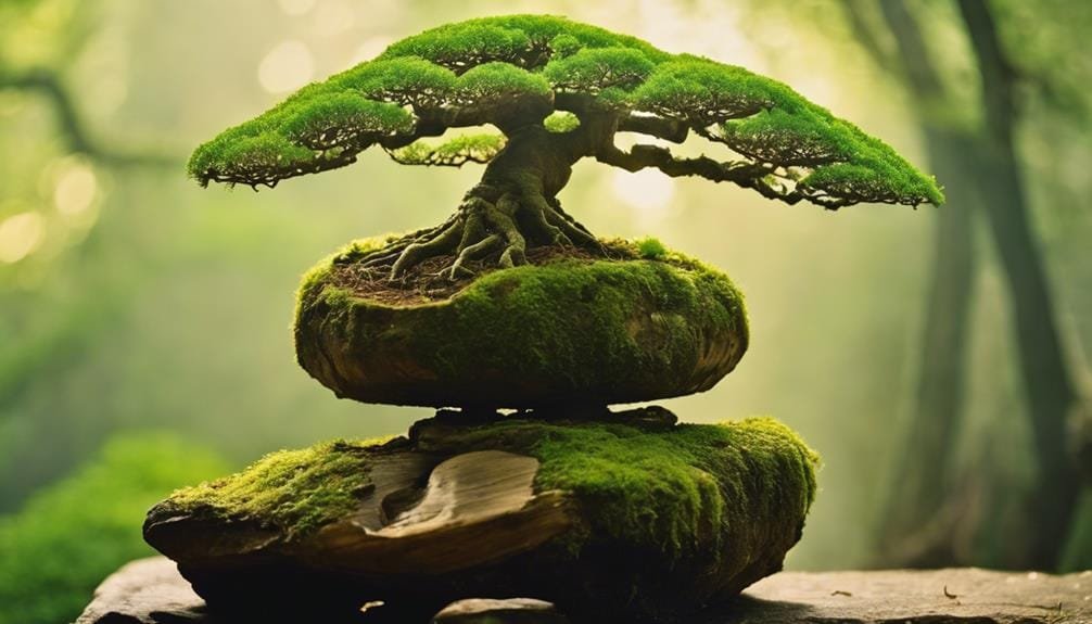 dramatic bonsai tree style