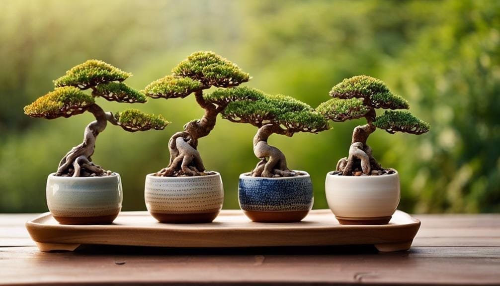 elegant containers for bonsai
