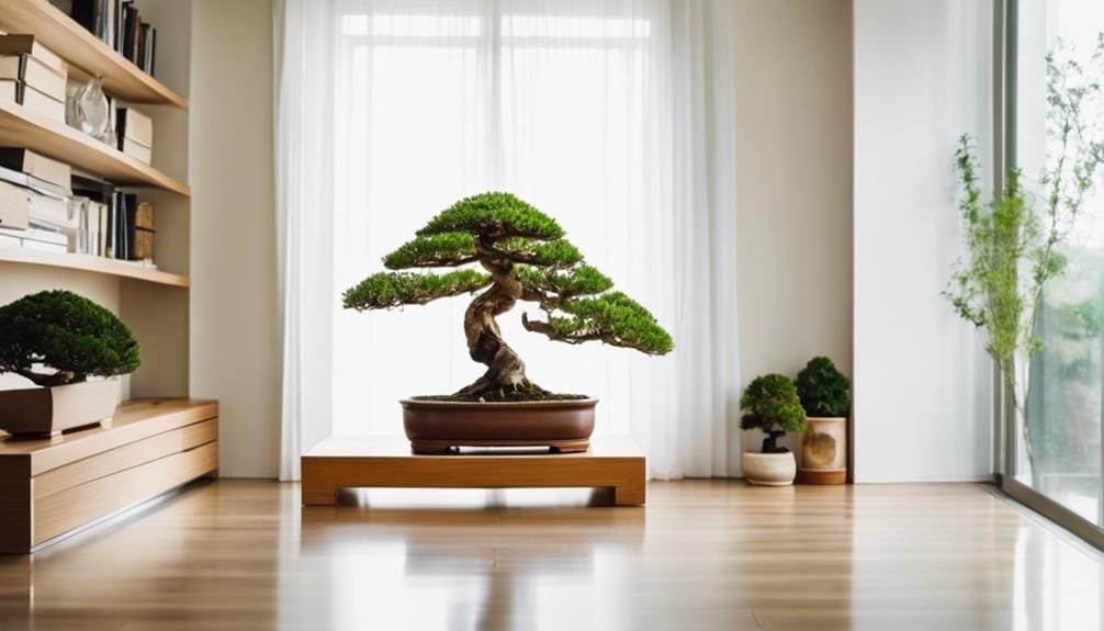 miniature tree art displays