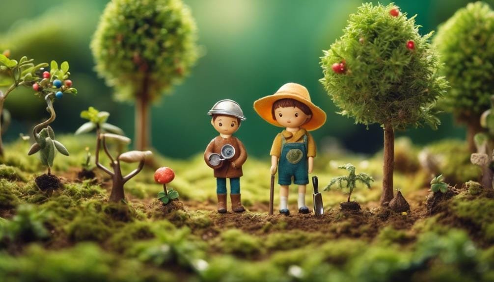 miniature tree growing experiments