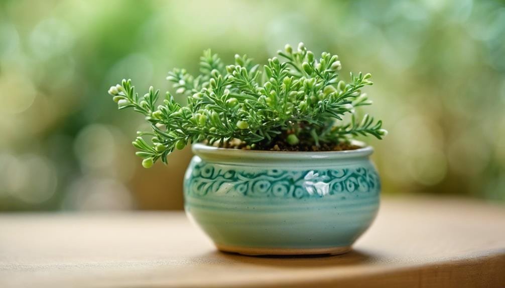 miniature trees in bloom