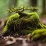 roots wrap around stone