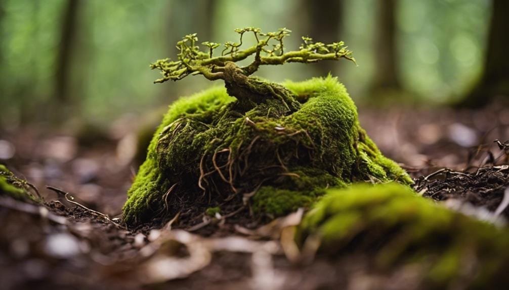 roots wrap around stone