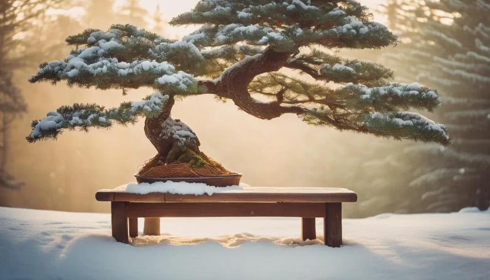 safeguarding bonsai in winter