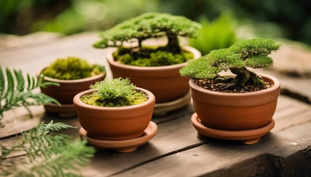 selecting basic bonsai containers