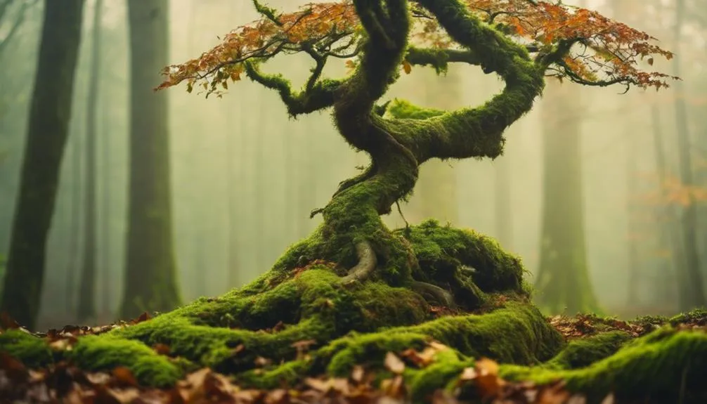 shaping bonsai tree trunks
