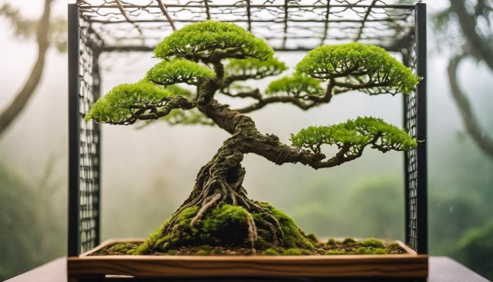 shaping tiny tree forms