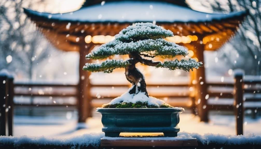 shielding bonsai from weather