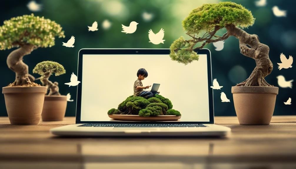 teaching kids online bonsai