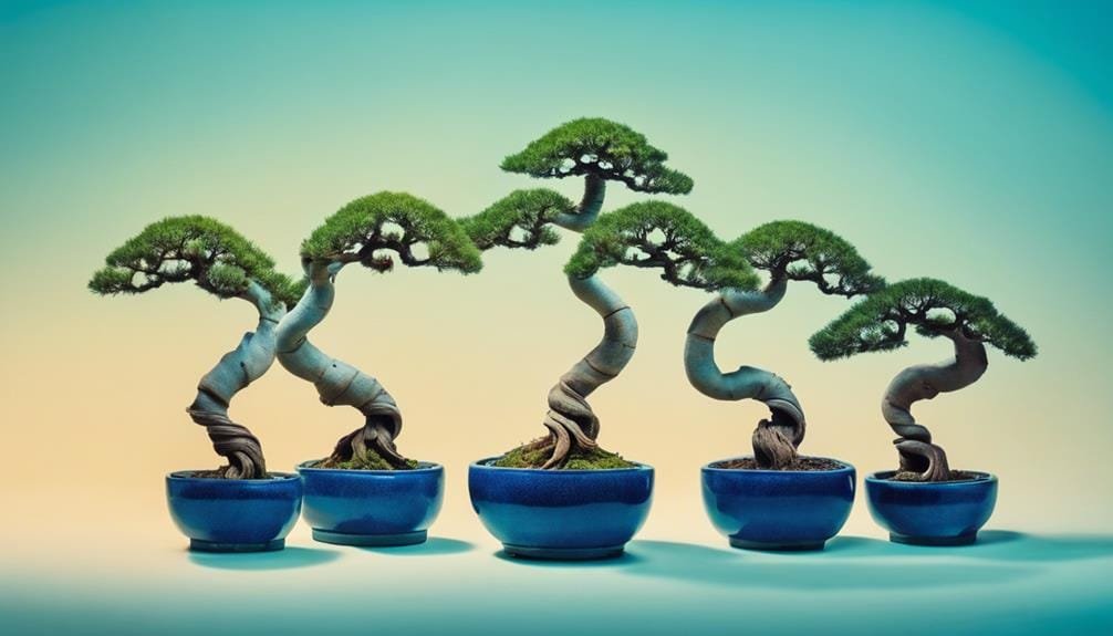 unconventional bonsai tree forms