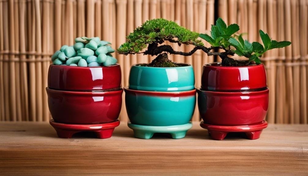 vibrant containers for trees