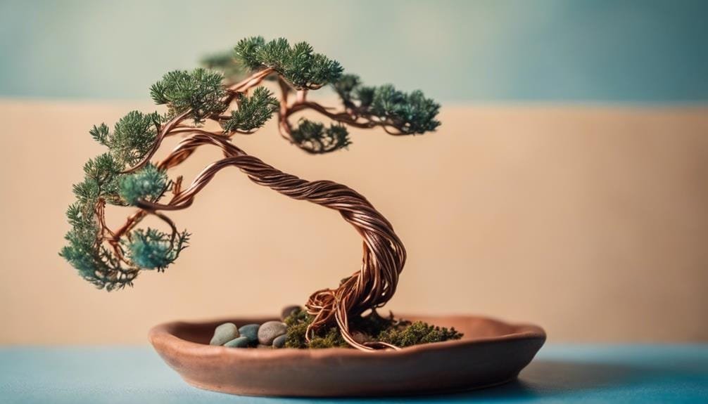 wire enhances tree beauty