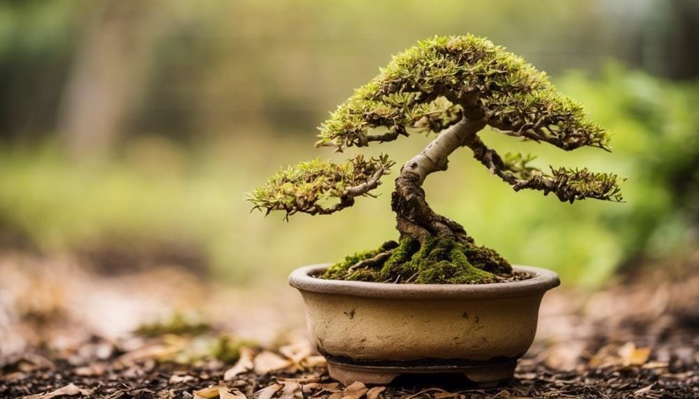 bonsai tree post repot stress