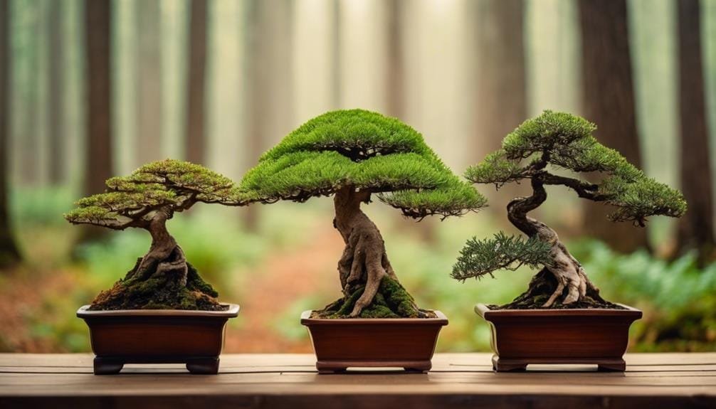 bonsai trees species selection