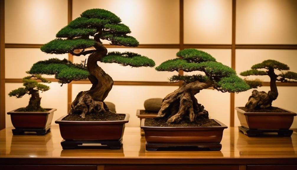 designing a bonsai showcase
