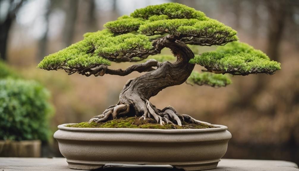dramatic over the edge bonsai style