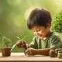 growing green with kids