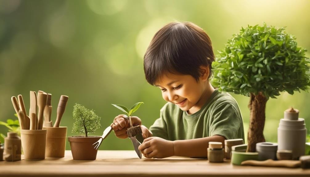 growing green with kids