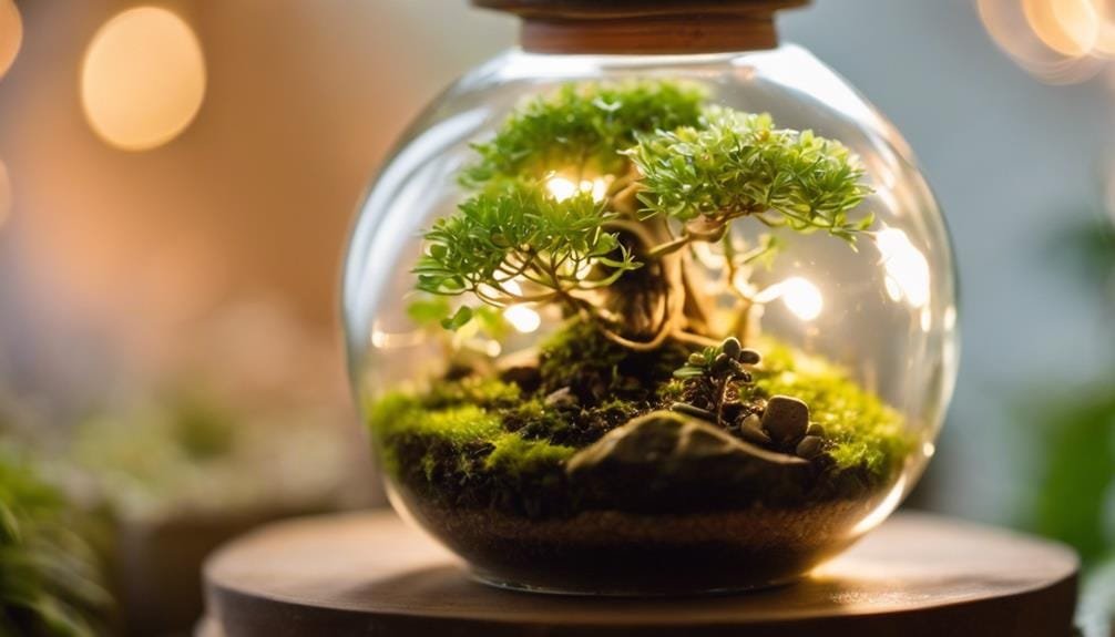 growing trees in glass