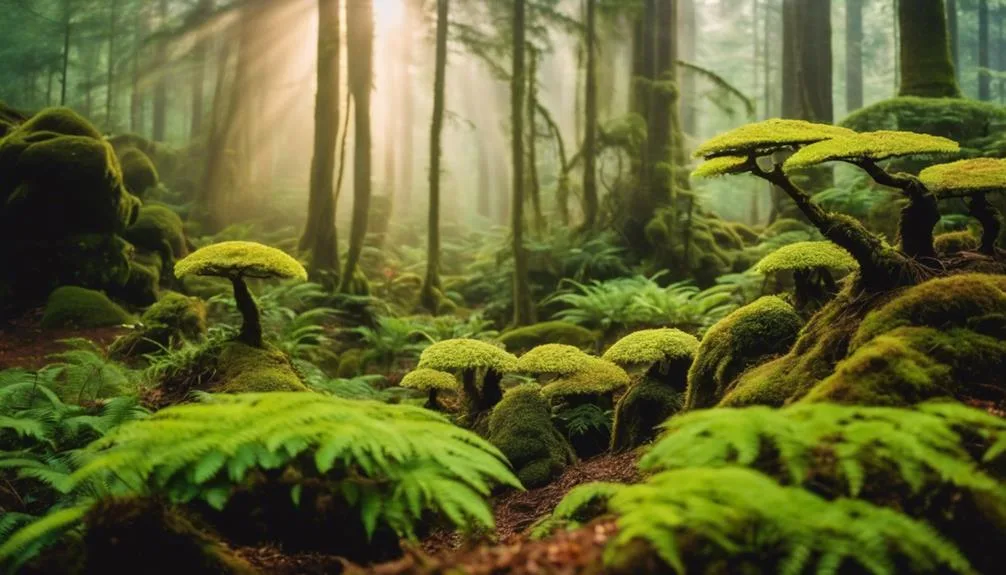 miniature landscapes with moss