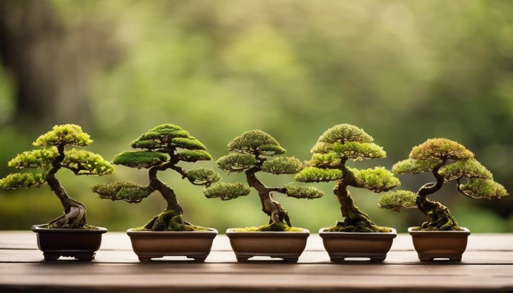 miniature tree art forms