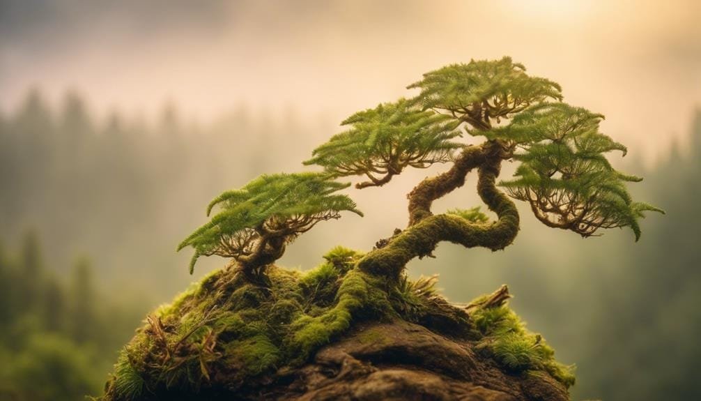 miniature wilderness scene creation