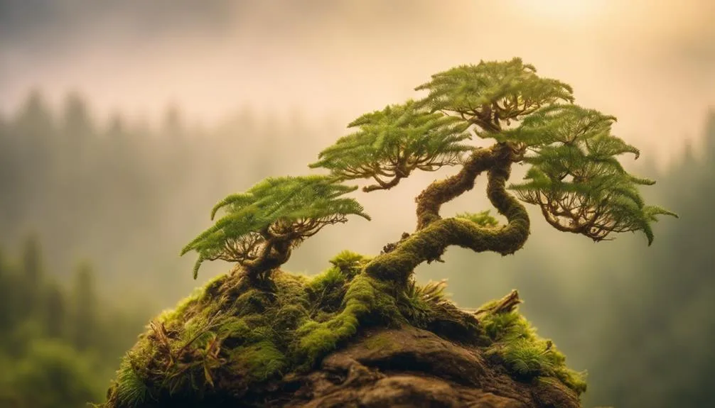 miniature wilderness scene creation