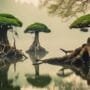 nature inspired floating art form