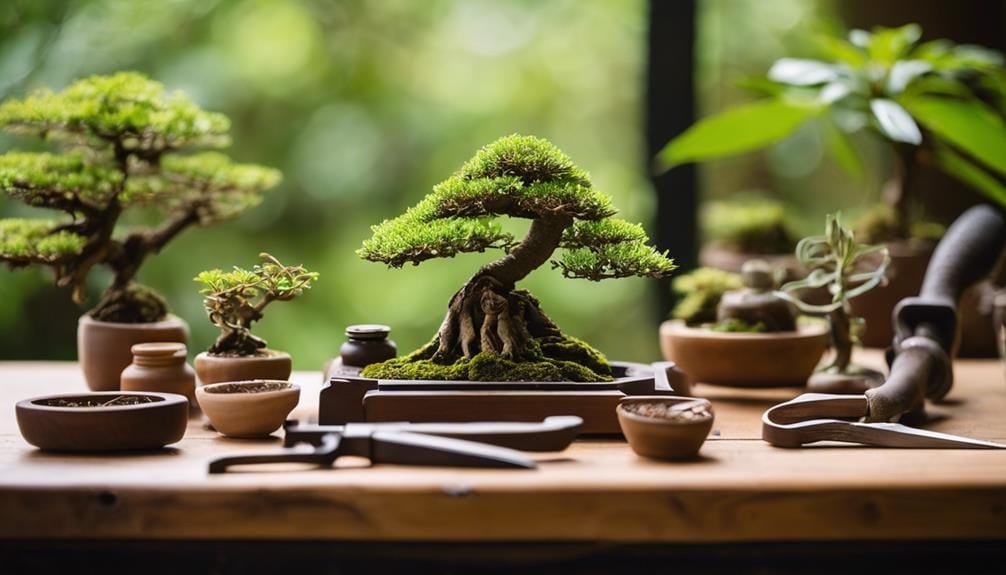 nurturing miniature tree perfection