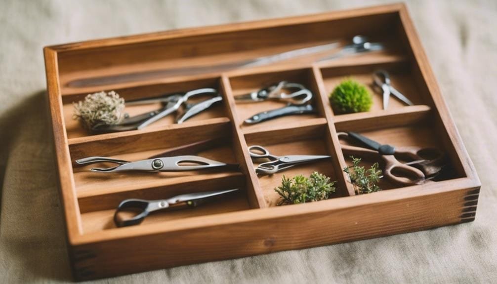 preserving tiny bonsai tools