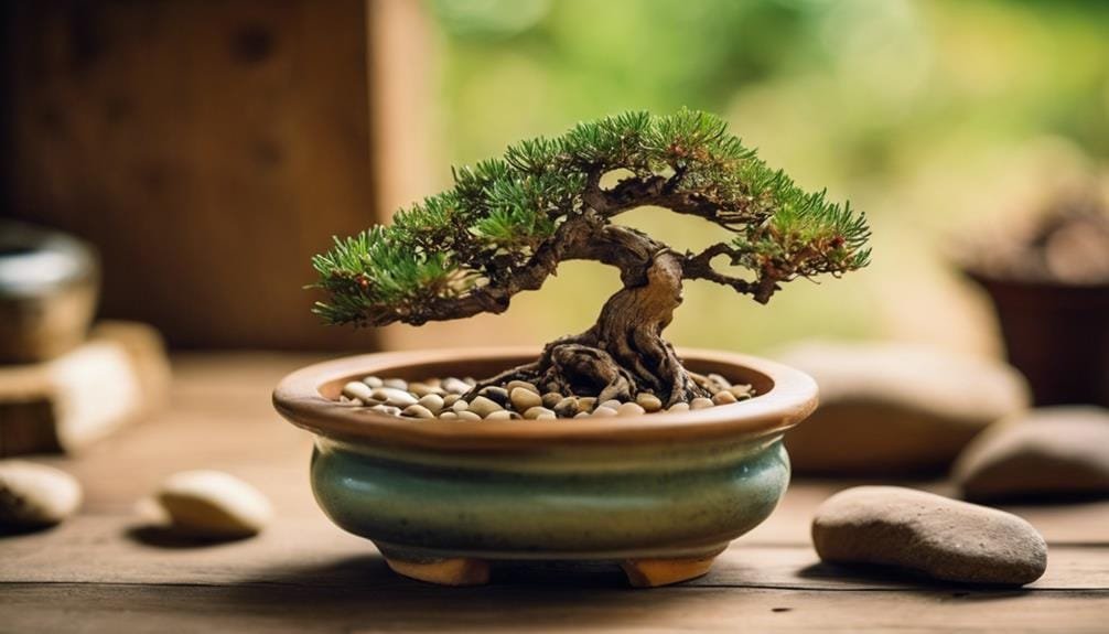 preventing bonsai tree lean