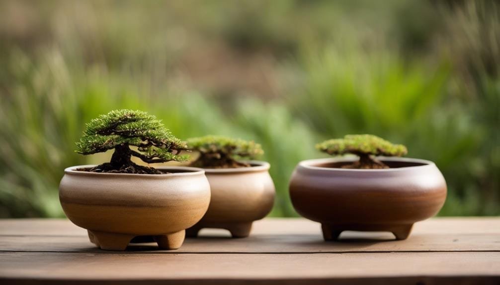 selecting ideal bonsai pots