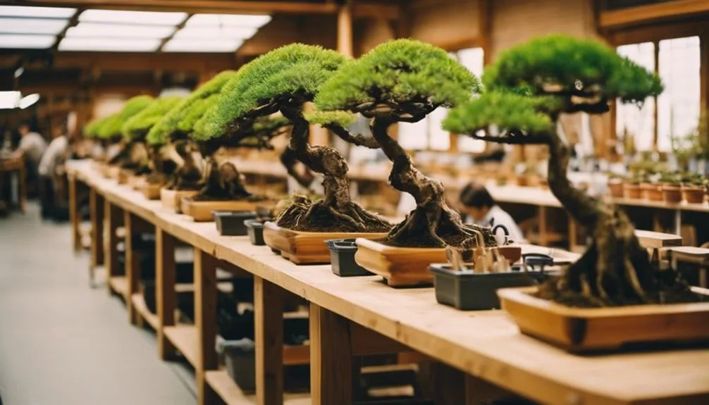 teaching bonsai art classes