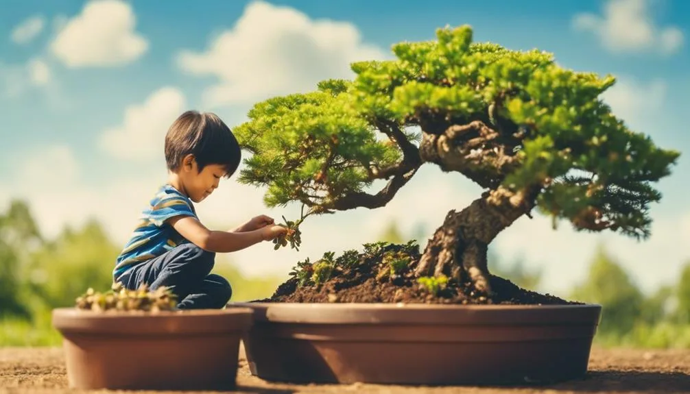 teaching green bonsai care