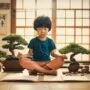 teaching kids bonsai art