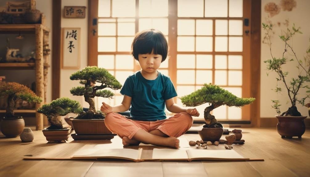 teaching kids bonsai art