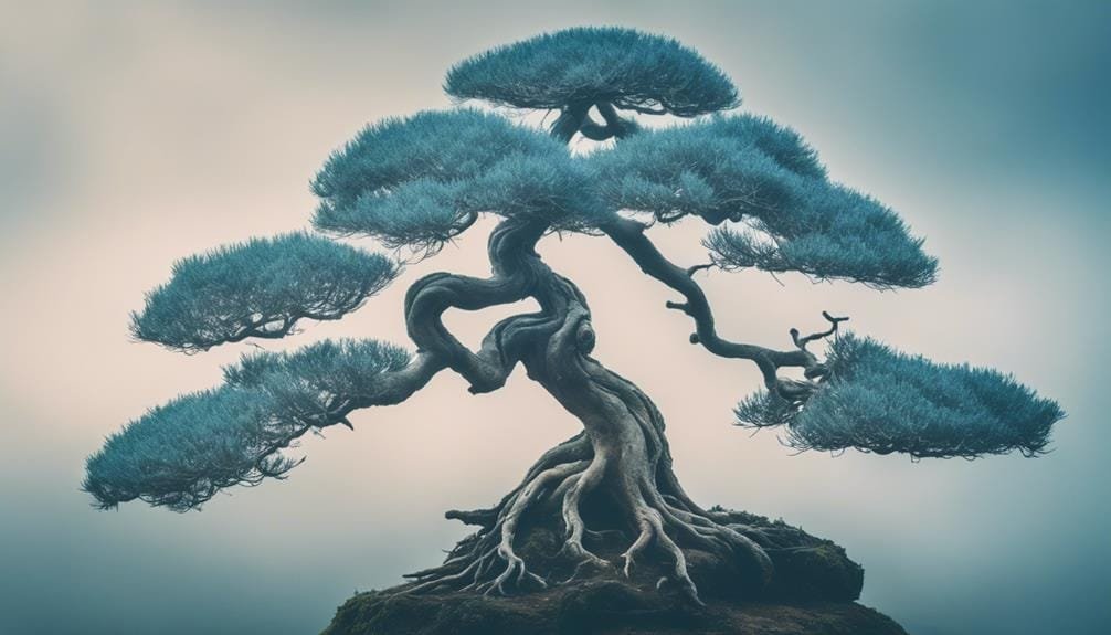 windswept trees in harmony