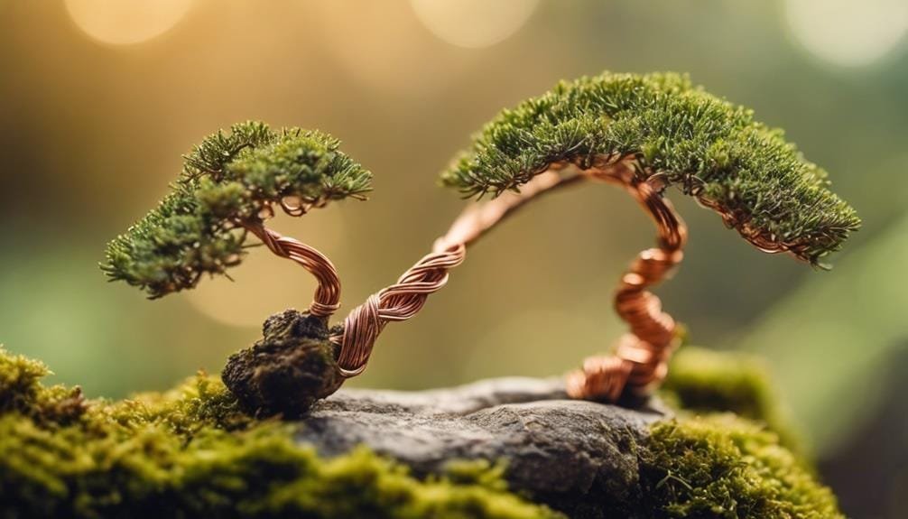 wire wrapping tree safely
